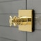 Kingston Brass KS3047DX Single-Handle Three-Way Diverter Valve with Trim Kit, Brushed Brass KS3047DX - alternate 3
